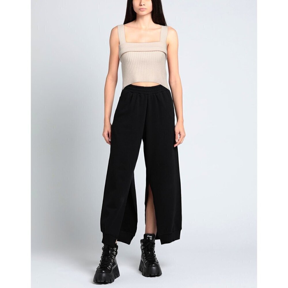 Forte Forte Ribbed Knit Wool Crop Top Candor Womens Size 1 US 4